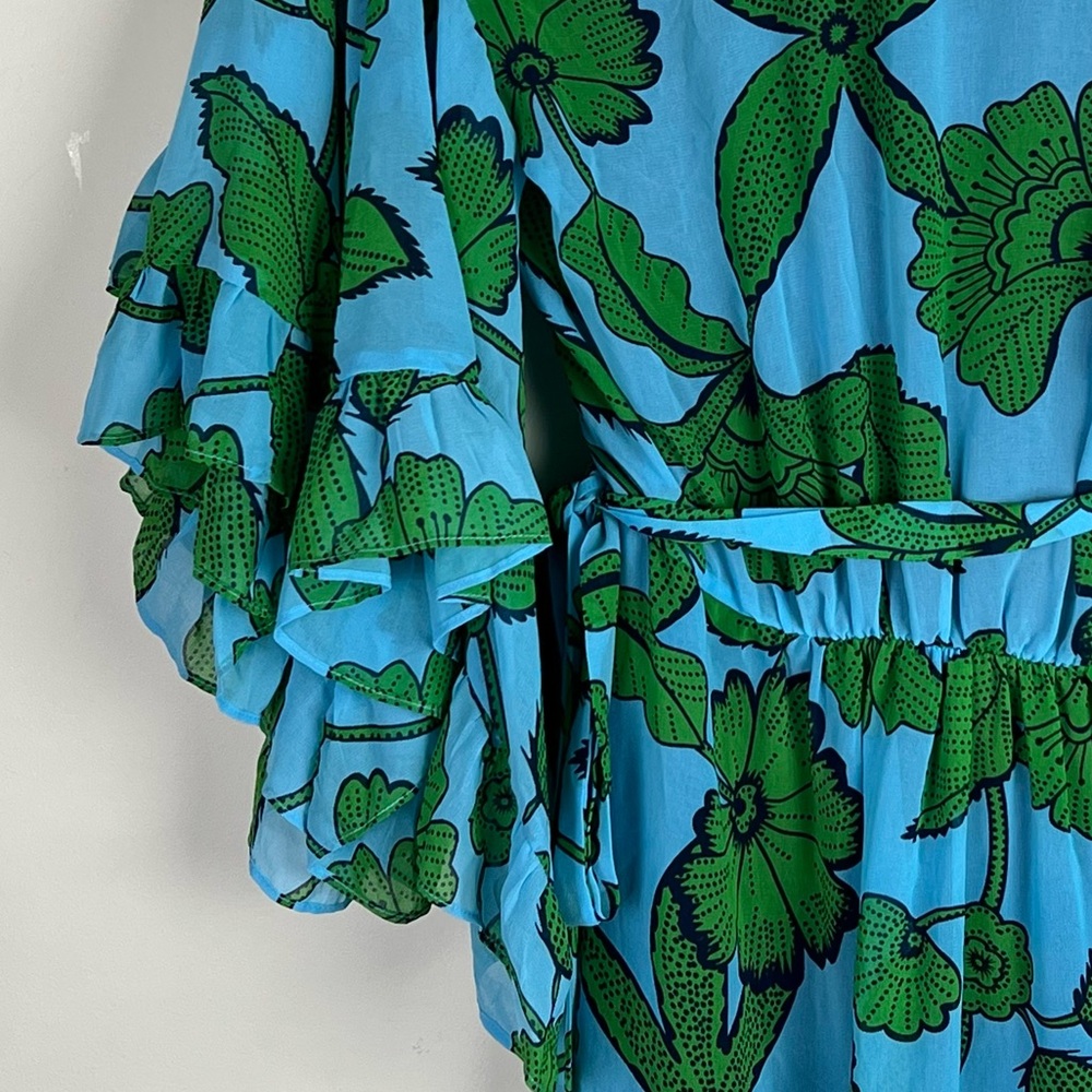 CAbi Green Floral Midi Dress - Picture 9 of 14